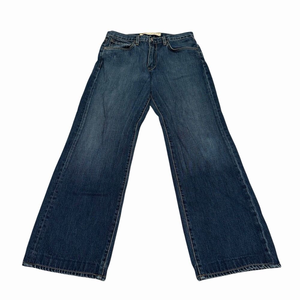 Jake Agave Denimsmith Jeans Waterman Men's 32 Blue Relaxed Mid Rise Straight USA